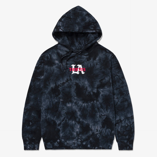 Tie Dye Hoodie - Front View - 100 Thieves