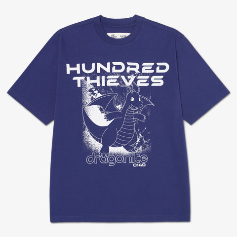 Front of Dragonite T-Shirt - Dark Blue