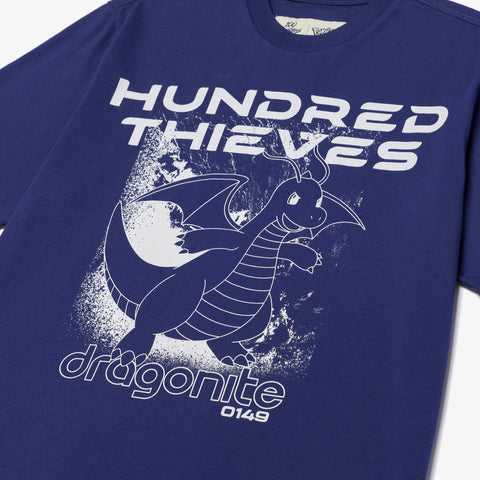 Front graphic on Dragonite T-Shirt - Dark Blue