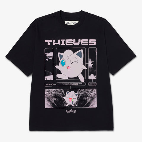 Front of Jigglypuff T-Shirt - Black