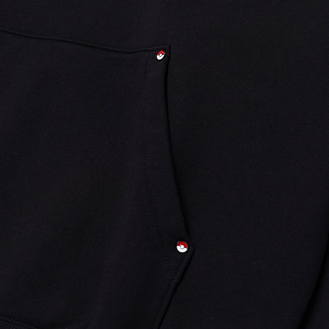 poke enamel on Pikachu Electric Hoodie - Black
