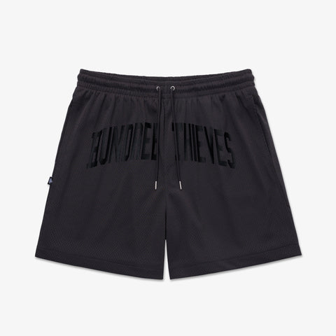 Front of Foundations SS'24 Mesh Short - Graphite