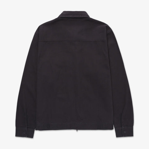 Back of Foundations SS'24 Cotton Twill Jacket - Graphite