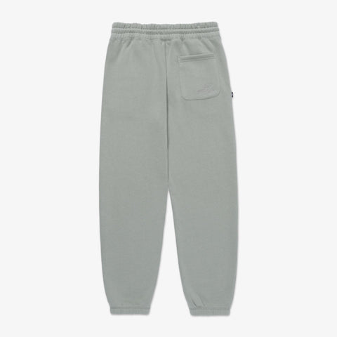 back of Foundations SS'24 Sweatpant - Stonewash Green