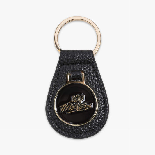 Foundations SS'24 Leather Keychain - Black