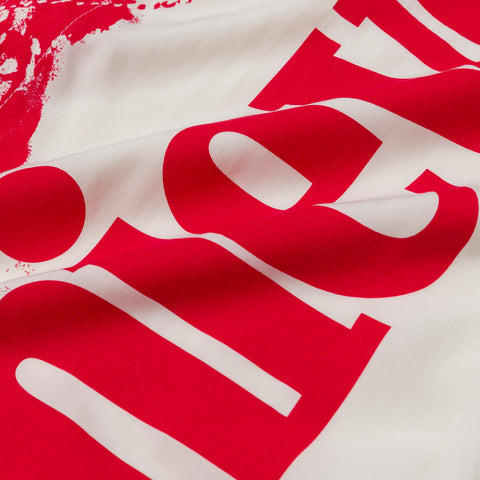 print detail on Rodeo SS Button Up - Cream