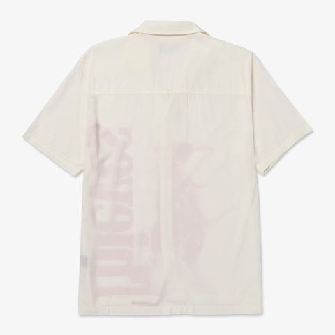 Back of Rodeo SS Button Up - Cream