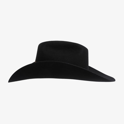 Side of Deadeye Cowboy Hat - Black