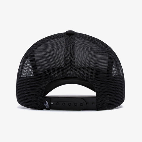 back of Since Trucker Hat - Black