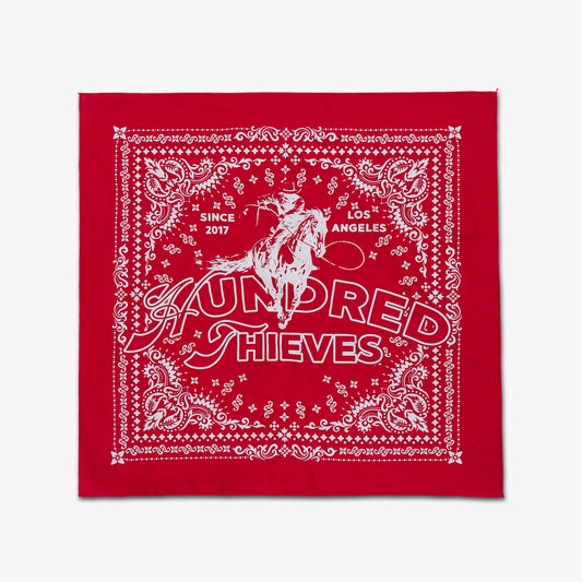 Front of Deadeye Bandana - Red