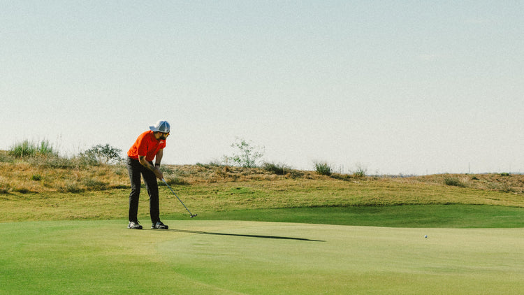 MATT IN THE GOLF PRO POLO RED