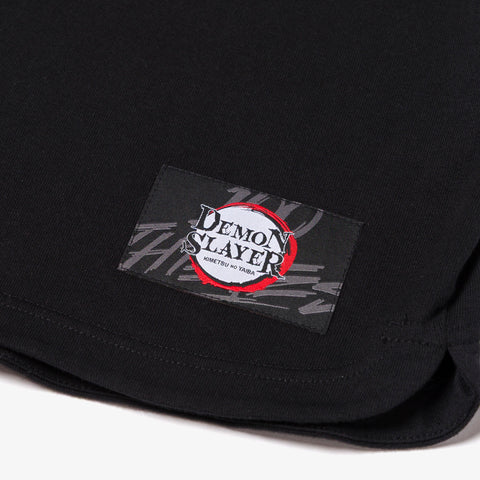 Demon Slayer logo patch on Demon Slayer Baseball Shirt - Black
