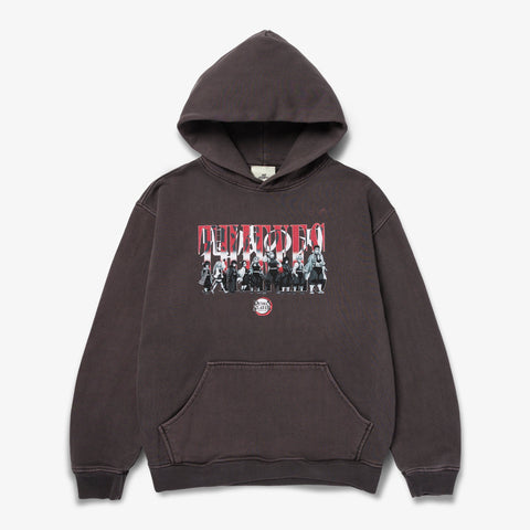 Front of Hashira Hoodie - Vintage Black