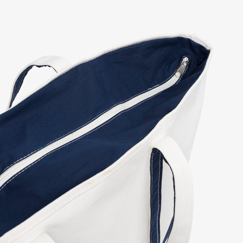 Close-up of bag with zipper