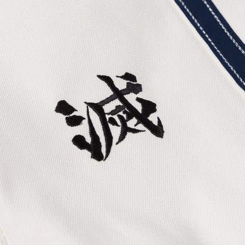 Black graphic on Demon Slayer Tote Bag - Cream