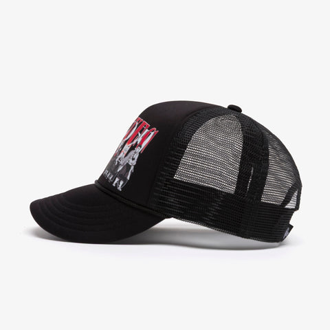 Side of Hashira Trucker - Black