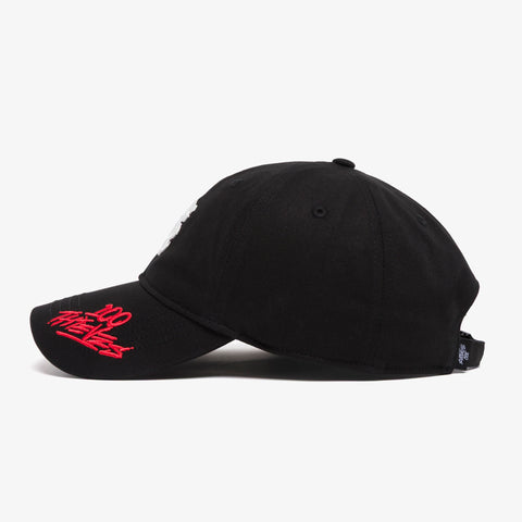 side of Demon Slayer Dad Hat - Black