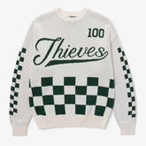 Front of Freshman Full Knit Sweater - Cream