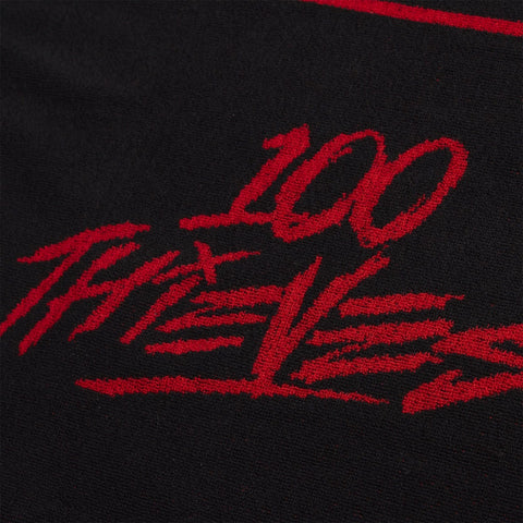 100 thieves logo on adidas Originals SS’24 Towel
