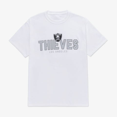 Front of Thievers T-shirt - White