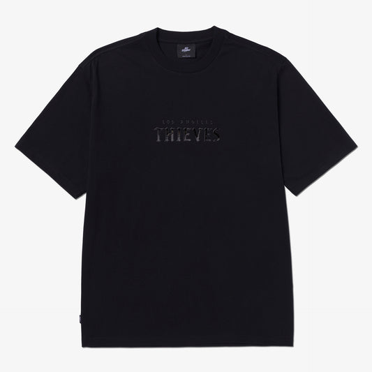Front of Mettalic Core T-shirt - Black