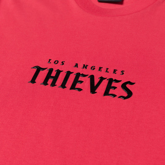 Graphic on Mettalic Core T-shirt - Red