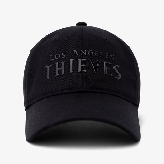 Front of Mettalic Core Hat - Black