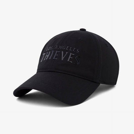 Side of Mettalic Core Hat - Black