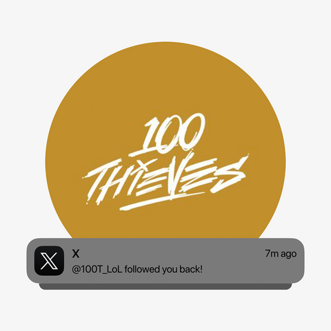 100T LOL X follow