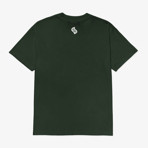Back of Mega Lucario T-Shirt - Forest Green