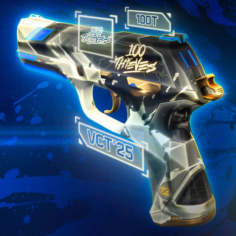 100 THIEVES X VALORANT GUN SKIN