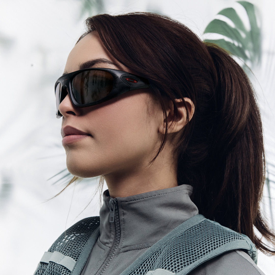 valkyrae in the oakley + 100 Thieves Drop 02 HSTN SQ