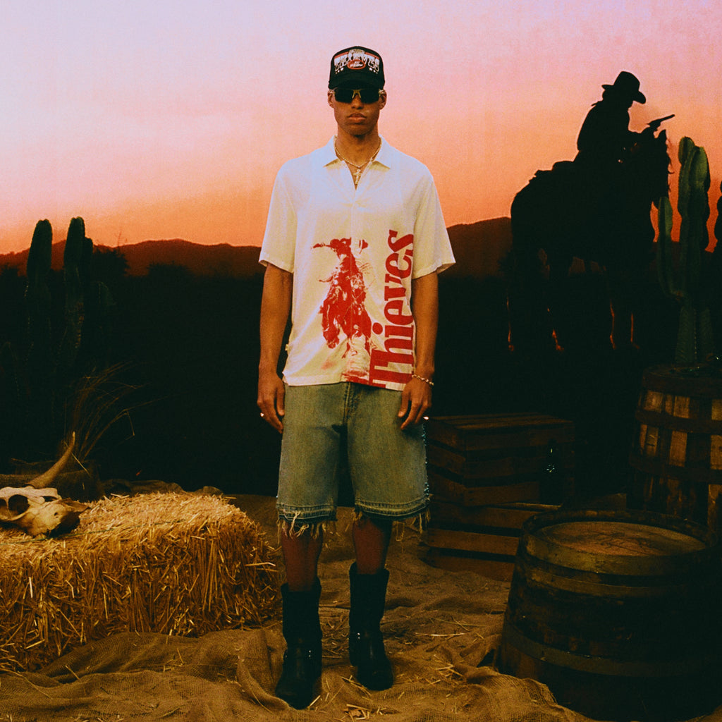 Rodeo SS Button Up - Cream