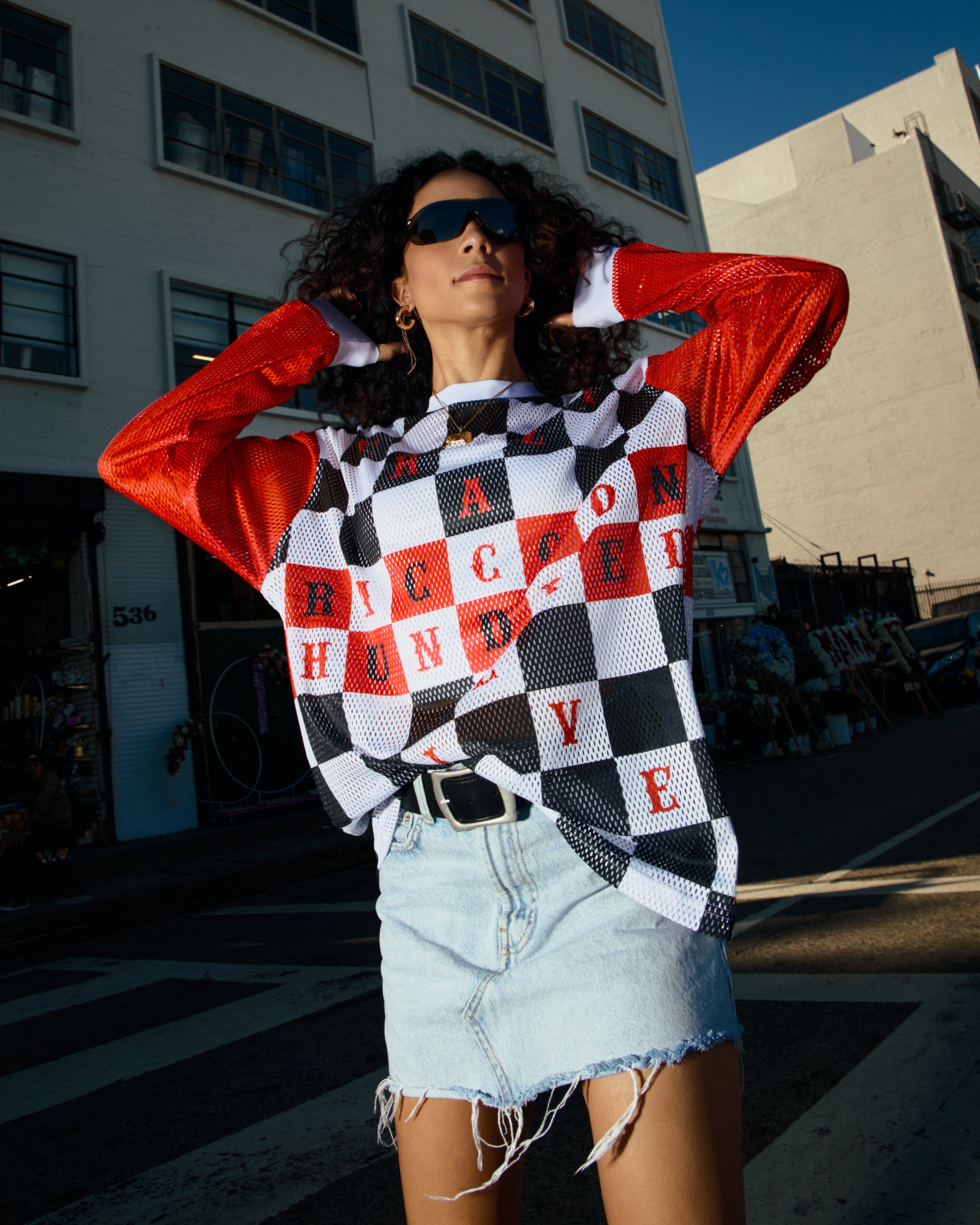 CR X 100T Flat Track Mesh Jersey