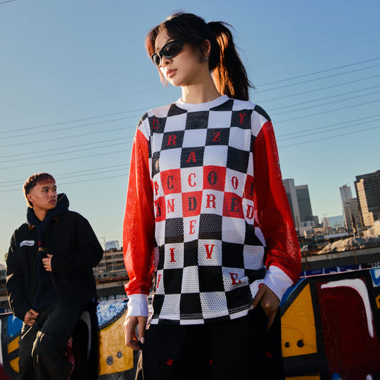 Anita in CR X 100T Flat Track Mesh Jersey