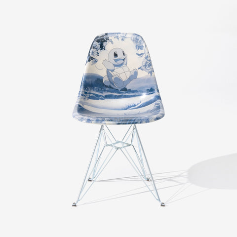 Pokemon + 100 Thieves By Modernica Case Study Shell Chair - Squirtle