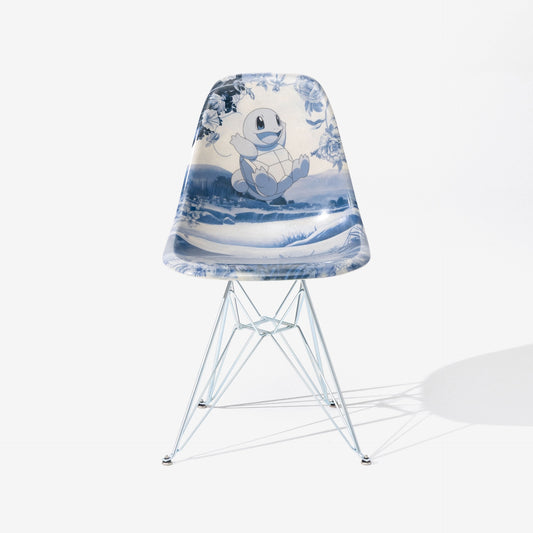 Pokemon + 100 Thieves By Modernica Case Study Shell Chair - Squirtle