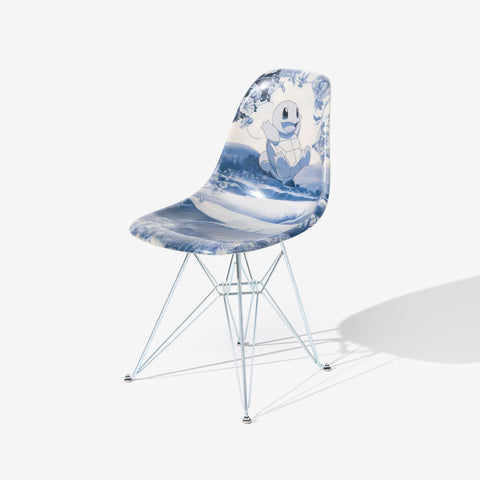 Pokemon + 100 Thieves By Modernica Case Study Shell Chair - Squirtle