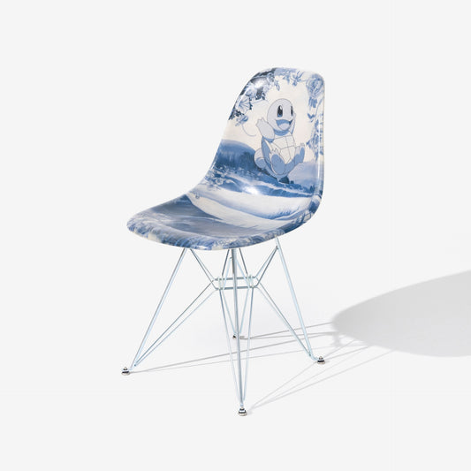 Pokemon + 100 Thieves By Modernica Case Study Shell Chair - Squirtle