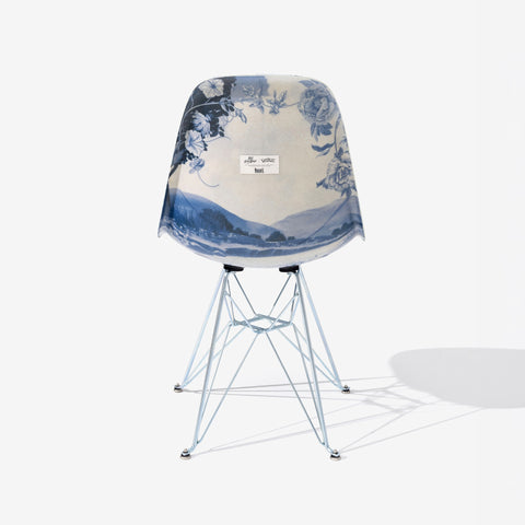 Back detail on Pokemon + 100 Thieves By Modernica Case Study Shell Chair - Squirtle