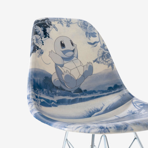Pokemon + 100 Thieves By Modernica Case Study Shell Chair - Squirtle