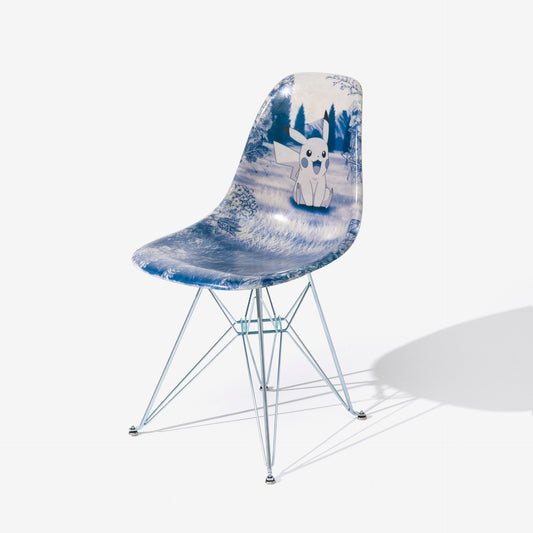 Pokemon + 100 Thieves By Modernica Case Study Shell Chair - Pikachu