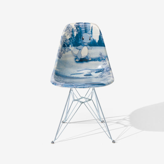 Front of Pokemon + 100 Thieves By Modernica Case Study Shell Chair - Charmander