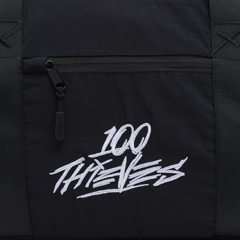 logo on Weekender Bag - Black