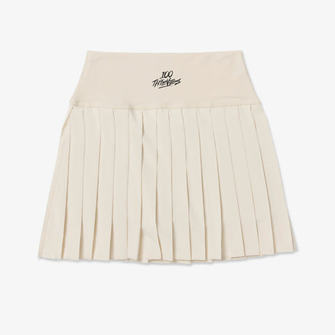 Foundations FW'24 Women's Tennis Skirt - Cream