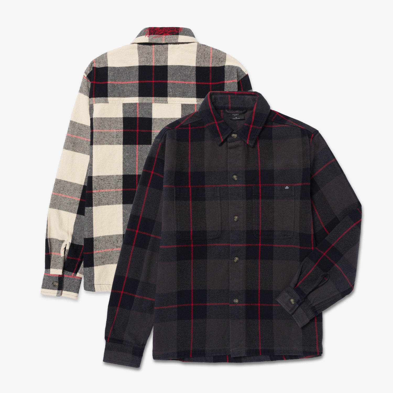 Foundations FW 24 Flannel Overshirt Cream foundations-fw-24-flannel-overshirt-cream