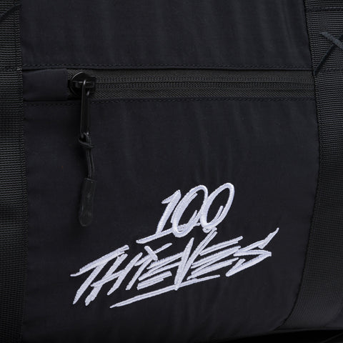 logo on Weekender Bag - Black