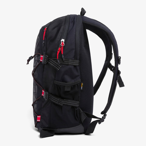 side detail and bottle holder on adidas Originals Drop 3 Backpack