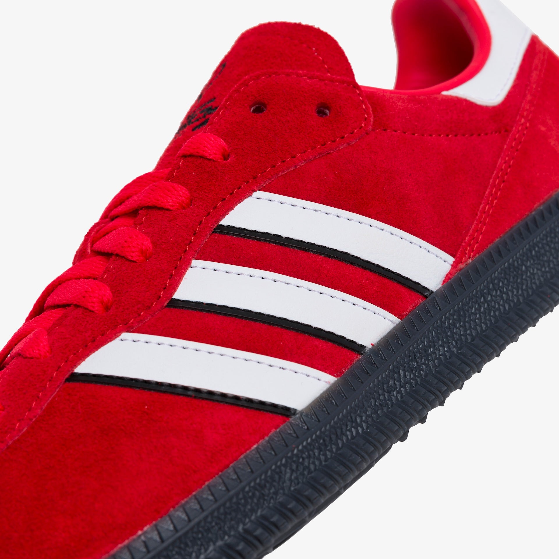 Adidas shoes red suede best sale