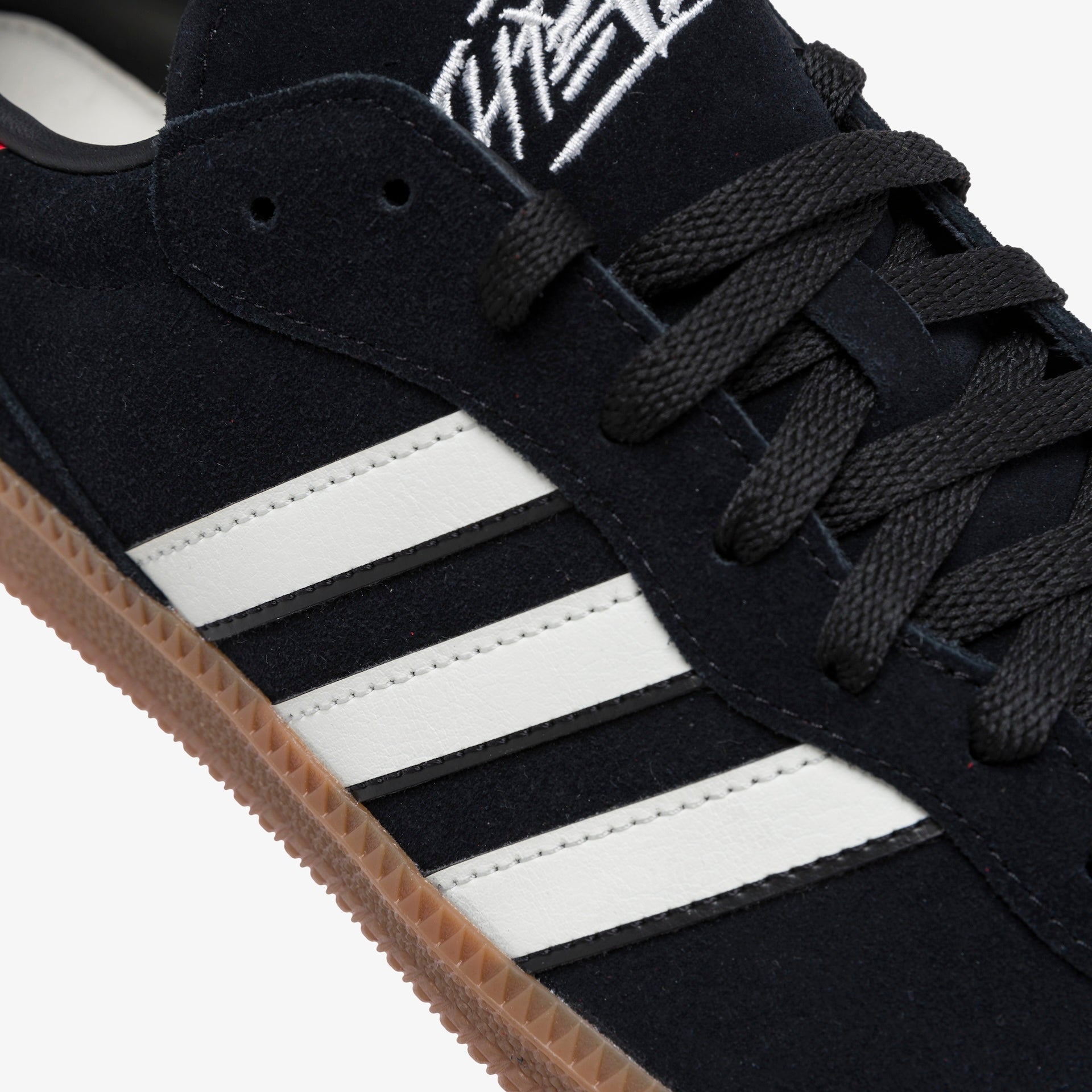 Adidas originals black suede online